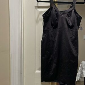 Ruby Ribbon sheer slip black